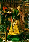 Anthony Frederick Sandys Canvas Paintings - Morgana le Fay